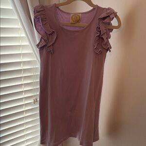 The Beaufort Bonnet Company Lavender Ruffle Dress